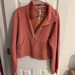 lululemon athletica Pink Quarter-Zip Sweatshirt